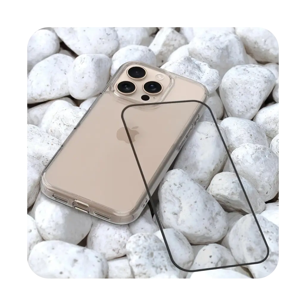 نصب آسان و بدون حباب گلس SafiGlass Plus آیفون 16 پرو