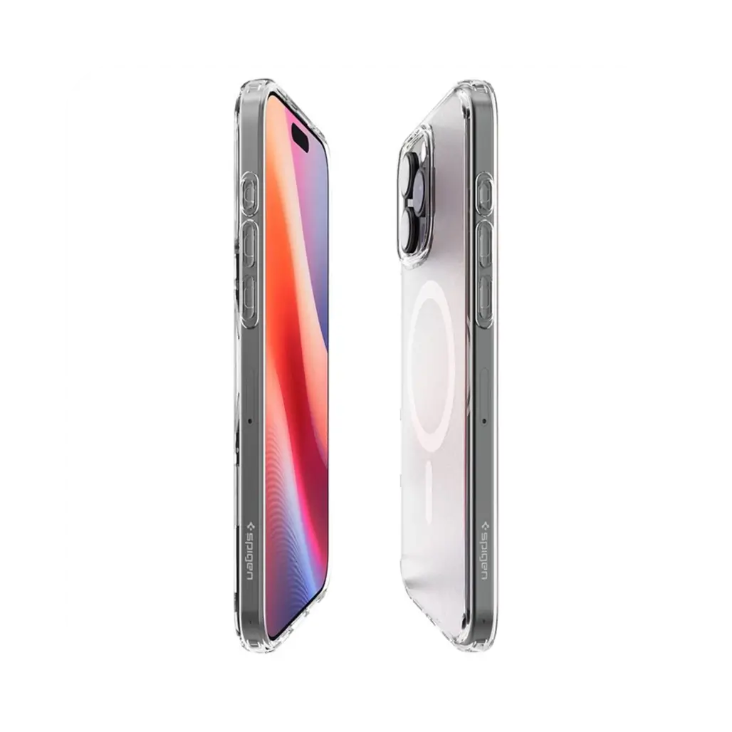 قاب شفاف و ضد خط و خش آیفون 16 پرو مدل Ultra Hybrid Spigen