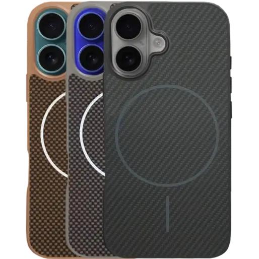 قاب مگ سیف آیفون 16 طرح فیبر کربن مدل Tadamall